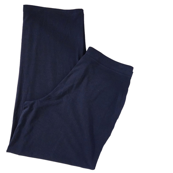 Every Day by Susan Graver Womens Petite Liquid Knit Pull On Pants Size SP Blue - Picture 3 of 8